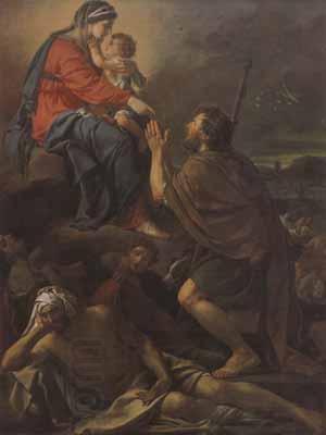 Jacques-Louis David Saint roch (mk02) oil painting picture